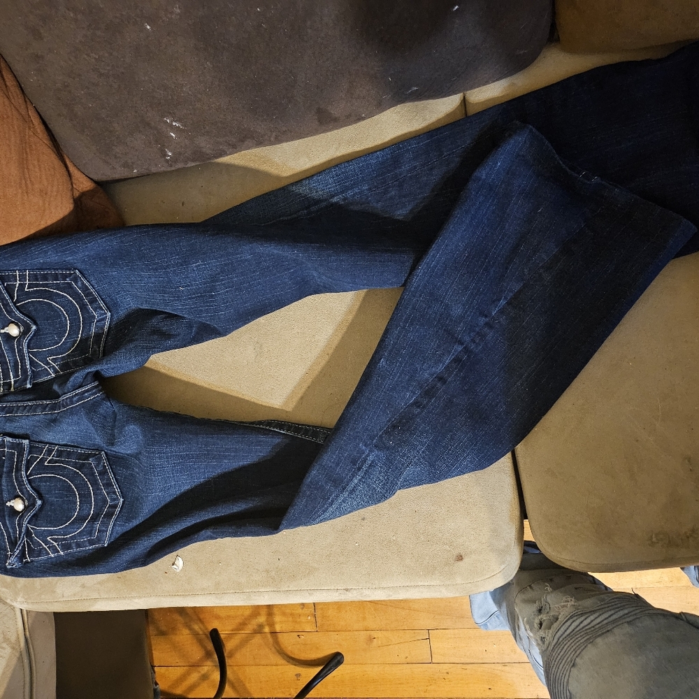 Women's True Religion Blue Jeans - Picture 4 of 8